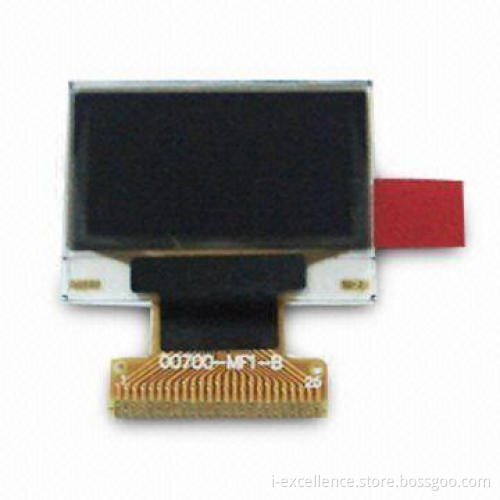 0.96-inch Mobile Phone Display with 128 x 64 Dot Matrix, White Color and 0.15 x 0.155 Dot Size